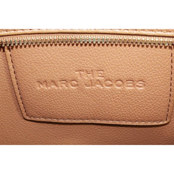 Marc Jacobs Grained Calfskin Tote Bag Argan Oil Brown - Picture 9 of 10